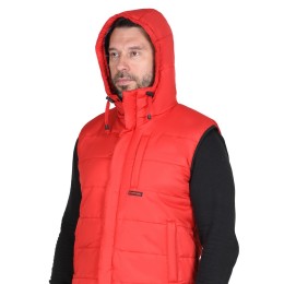 Жилет "Зодиак" красный на флисе