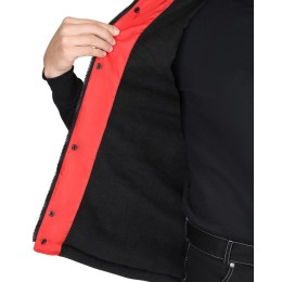 Жилет "Зодиак" красный на флисе