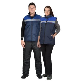 Жилет СИРИУС-ЭКСПРЕСС синий с васильковым 