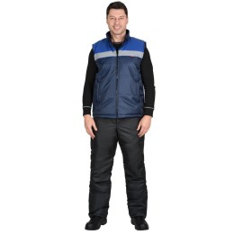 Жилет СИРИУС-ЭКСПРЕСС синий с васильковым 