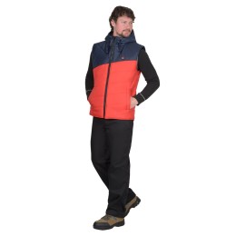 Жилет СИРИУС-ЭЛЬБРУС красный с темно-синим
