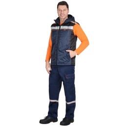 Жилет СИРИУС-ПРАКТИК синий с черным