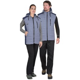 Жилет СИРИУС-УРБАН голубой с темно-синим