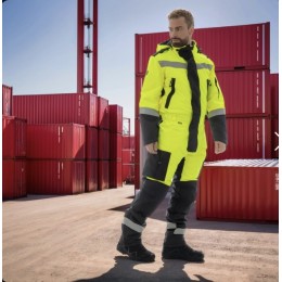 Зимний комбинезон промальп Brodeks KW 505, желтый/черный