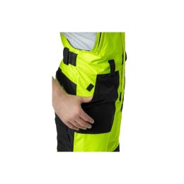 Зимний мультизащитный полукомбинезон Brodeks MW48-83В, желтый/черный