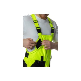 Зимний мультизащитный полукомбинезон Brodeks MW48-83В, желтый/черный