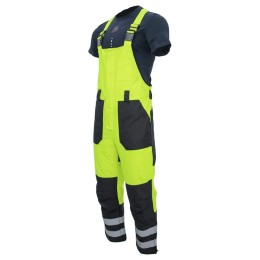 Зимний мультизащитный полукомбинезон Brodeks MW48-83В, желтый/черный