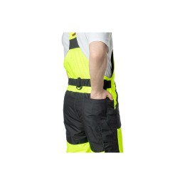 Зимний мультизащитный полукомбинезон Brodeks MW48-83В, желтый/черный