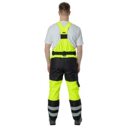 Зимний мультизащитный полукомбинезон Brodeks MW48-83В, желтый/черный