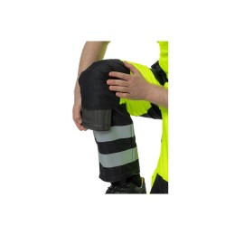 Зимний мультизащитный полукомбинезон Brodeks MW48-83В, желтый/черный