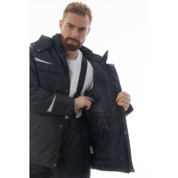 Зимний рабочий костюм Brodeks KW603, черный