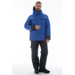 Зимний рабочий костюм Brodeks KW603, синий/черный