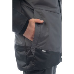 Зимняя куртка Brodeks KW 231, серый/черный