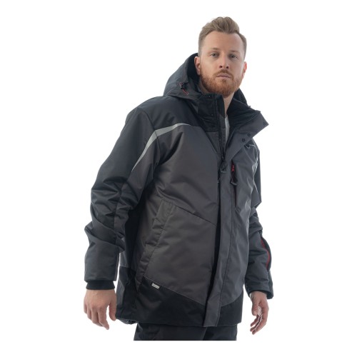 Зимняя куртка Brodeks KW 231, серый/черный