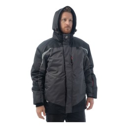 Зимняя куртка Brodeks KW 231, серый/черный
