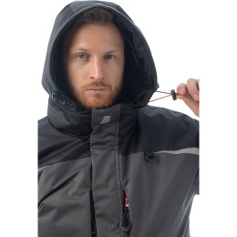 Зимняя куртка Brodeks KW 231, серый/черный