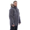 Зимняя куртка-парка Brodeks KW 204, серый с опушкой