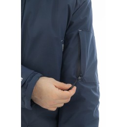 Зимняя куртка-парка Brodeks KW 204, синий с опушкой