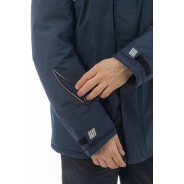 Зимняя куртка-парка Brodeks KW 204, синий с опушкой