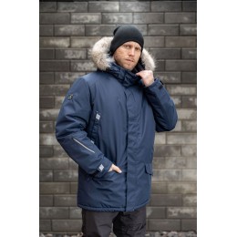 Зимняя куртка-парка Brodeks KW 204, синий 