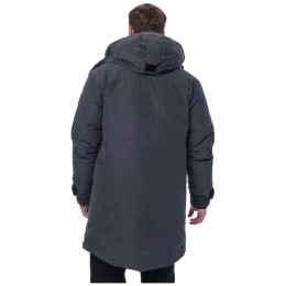Зимняя пуховая Premium куртка-парка Brodeks KW233, т.серый
